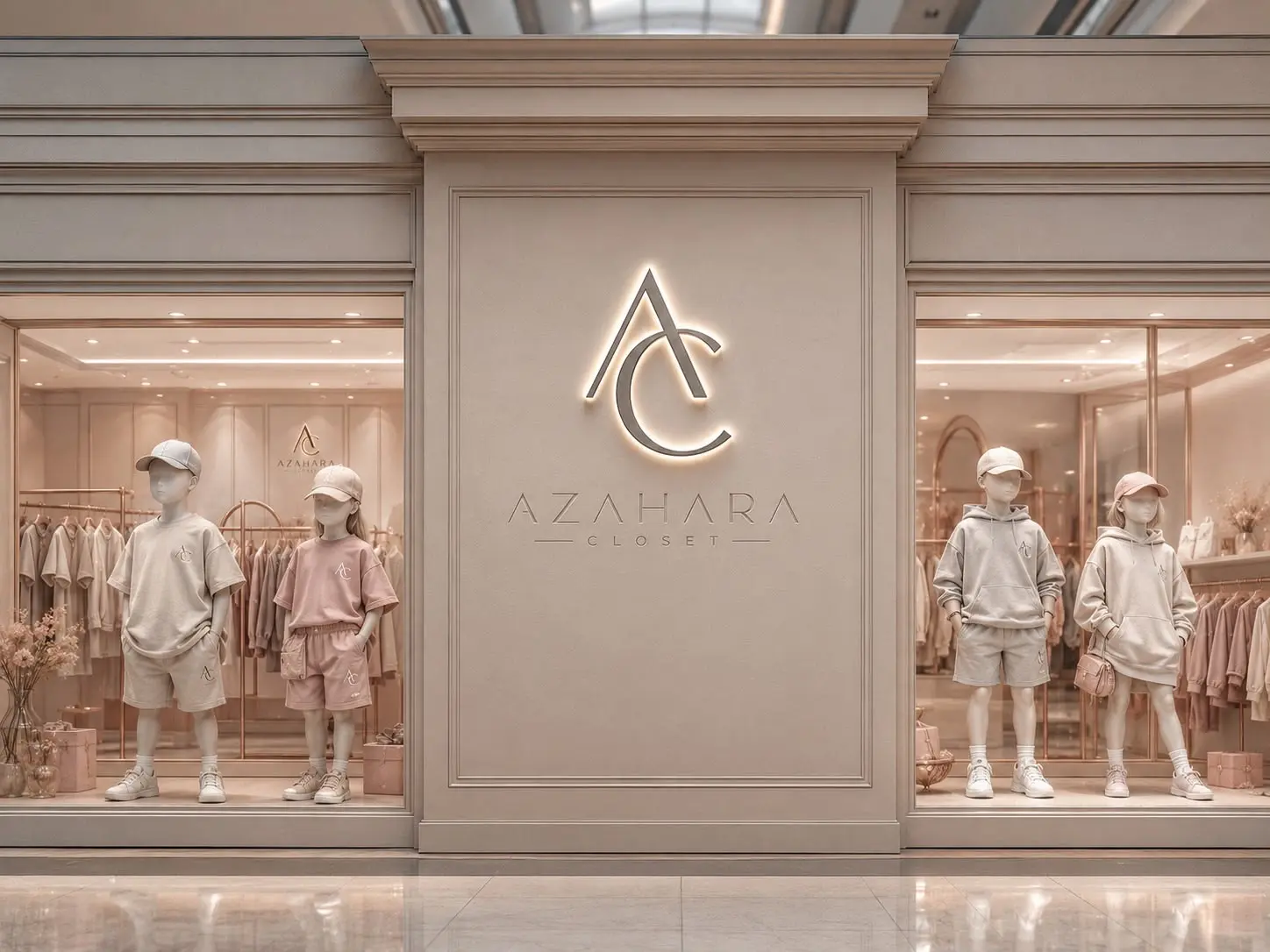 Concepto de boutique física Azahara Closet